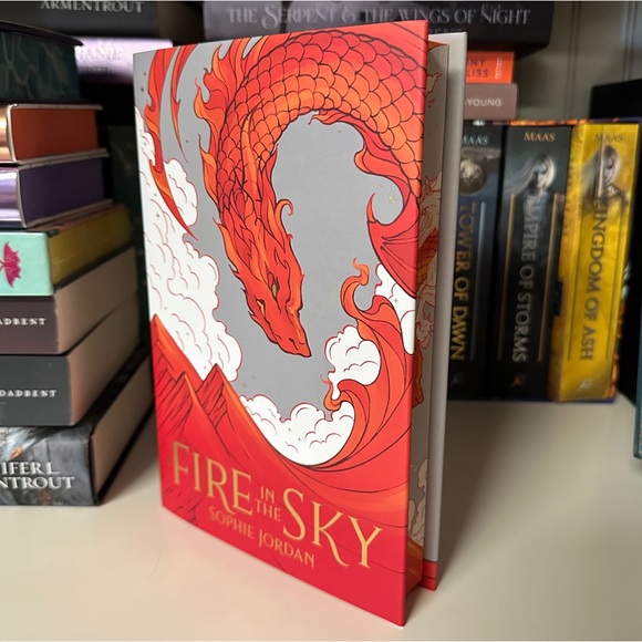 Fairyloot Other - A Fire in the Sky Fairyloot Edition Signed by the Author Sprayed Edges